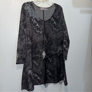 Pretty Angel Gray Asymmetrical Dress